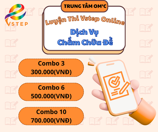 Dịch vụ chấm - chữa đề I Luyện thi Vstep Online