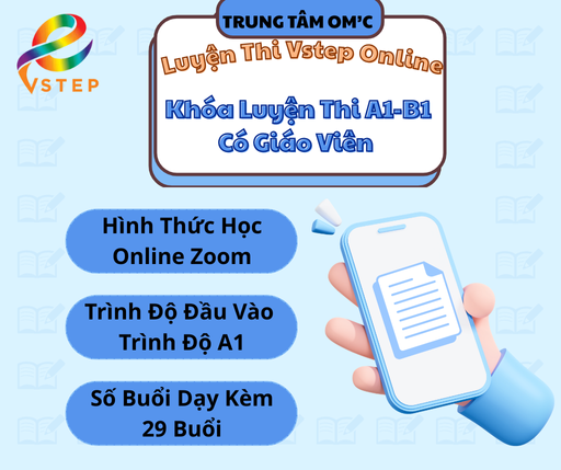 Khóa luyện thi A1 - B1 Online có giáo viên dạy kèm