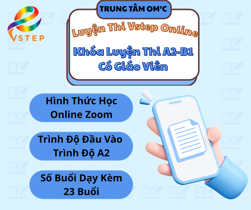 Khóa luyện thi A2 - B1 Online có giáo viên dạy kèm
