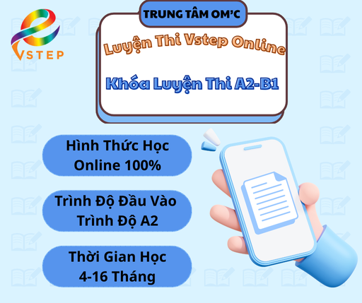 Khóa luyện thi Vstep Online A2 - B1