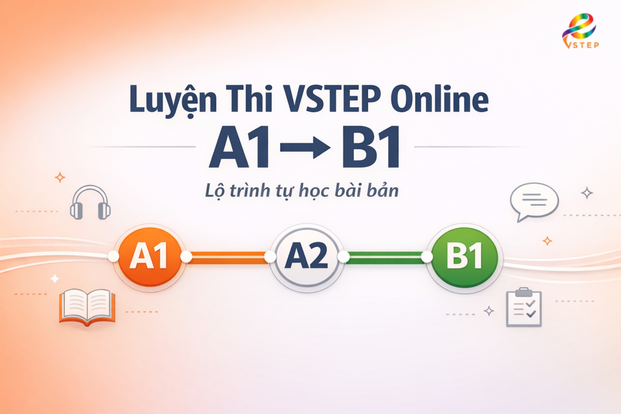 Khóa Luyện Thi VSTEP Online A1 Đến B1: Giải Pháp Tự Học Hiệu Quả
